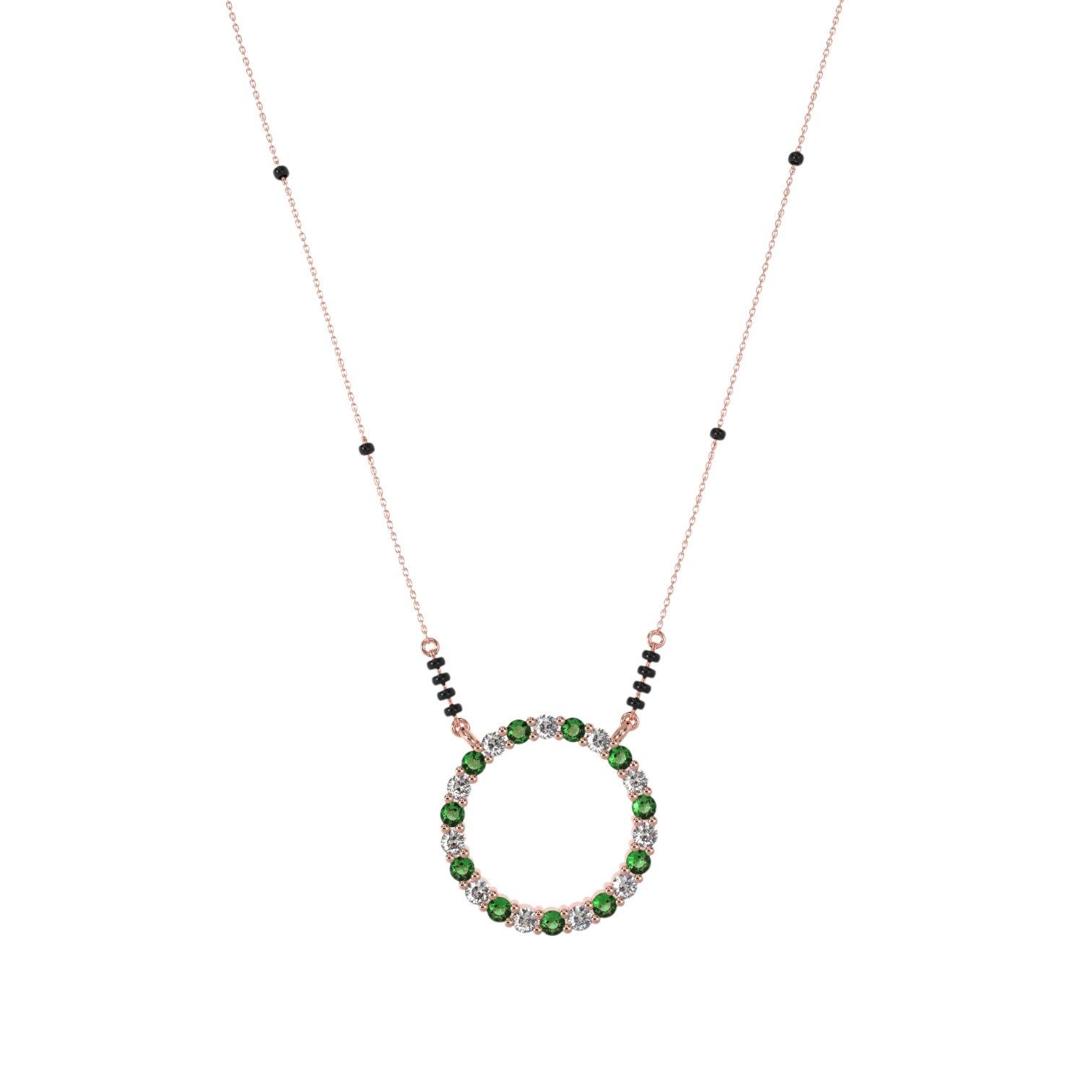 Classic 925 Sterling Silver Gold Plated CZ Stone Or Mangalsutra for Women By Kesardeep